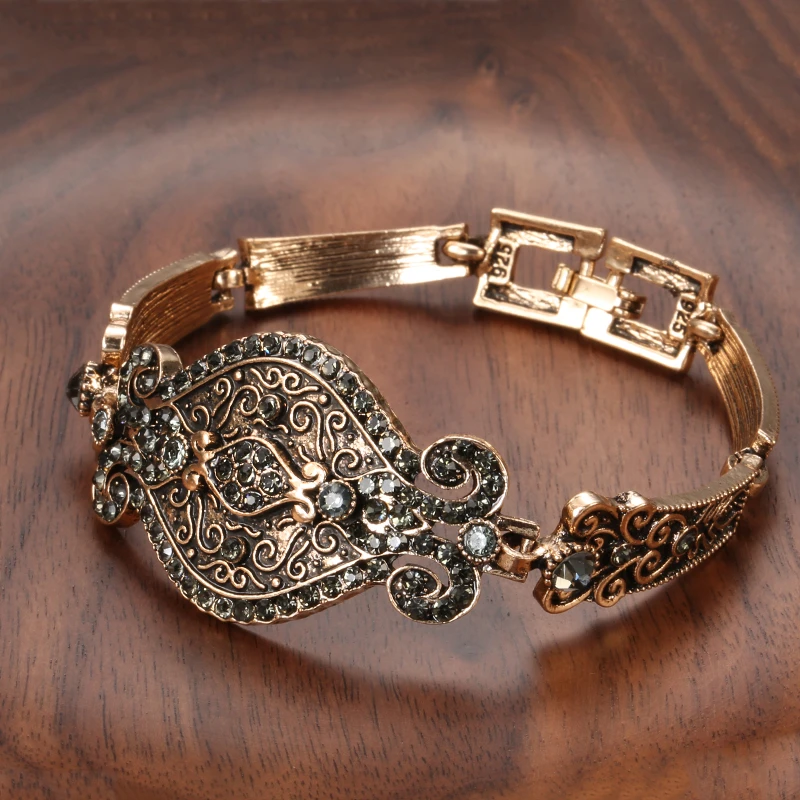 Pulsera Elegante con Cristal Negro