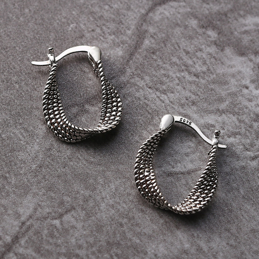 Pendientes de Plata Asimétricos Chic