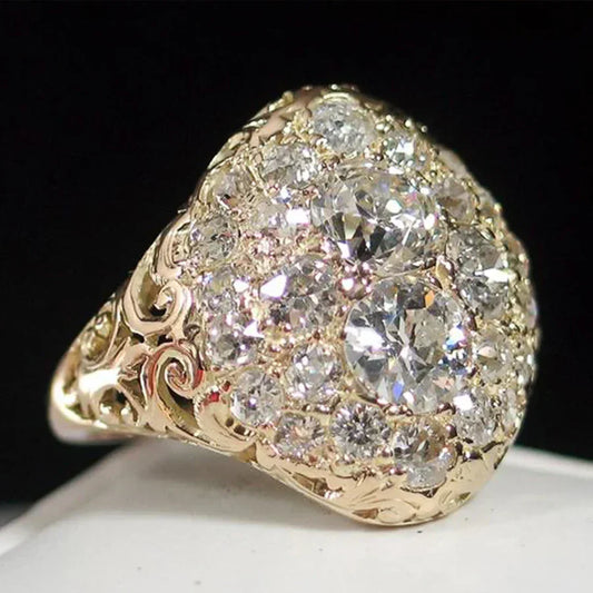 Vintage Rounded Bright Ring