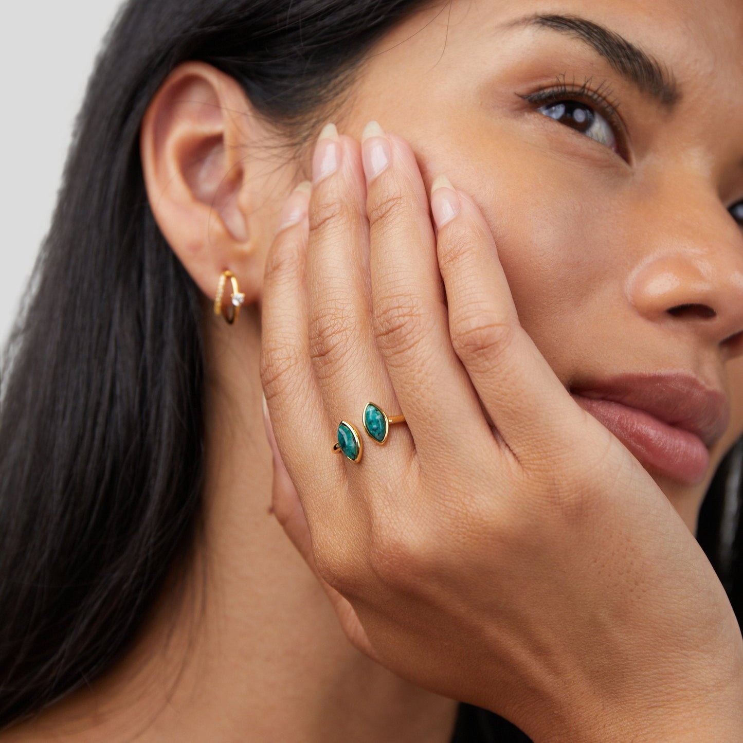 Anillo Jade Verde Envuelto