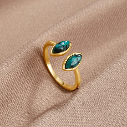 Anillo Jade Verde Envuelto