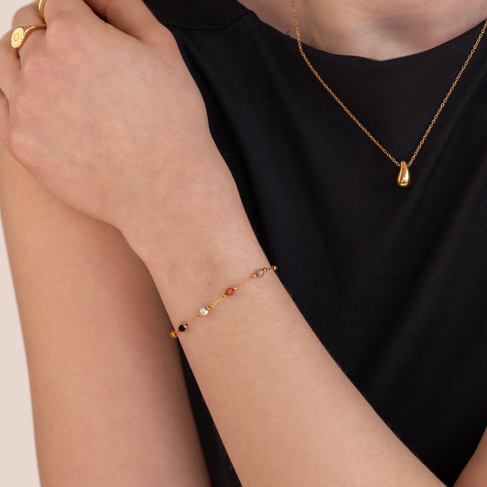 Pulsera Lulu de Piedras con Cuentas
