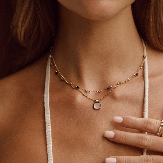 Collar Sophia de Piedras con Cuentas