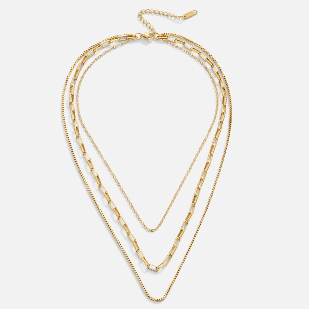 Collar Gabriela de Cadenas en Capas