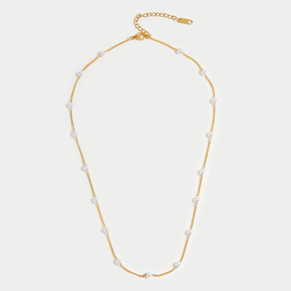 Collar Nura de Perla y Oro 18K