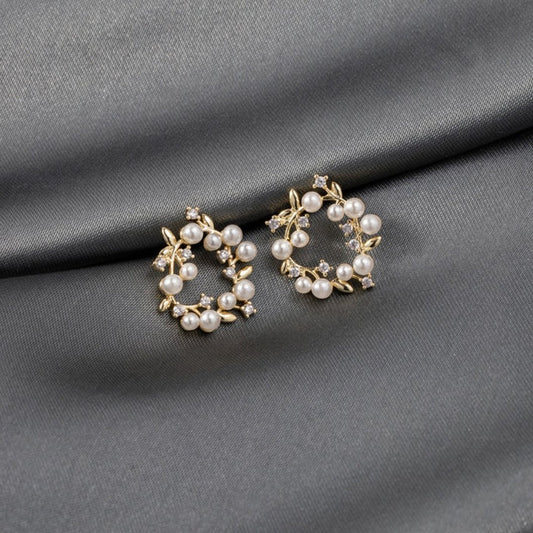 Pendientes Exóticos de Perla en Oro