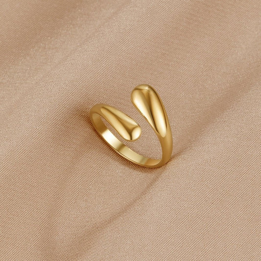 Anillo Sophia Dorado Envuelto