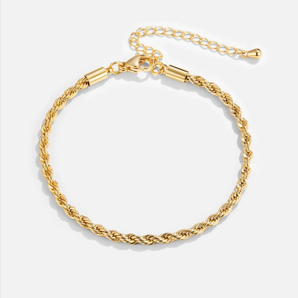 Pulsera Retorcida de Oro 18K