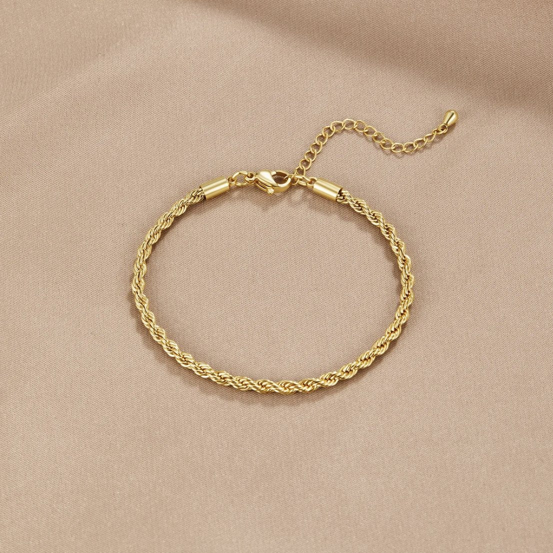 Pulsera Retorcida de Oro 18K