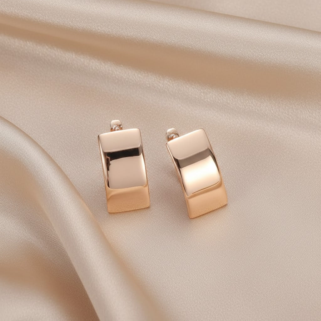 Pendientes de Oro Rosa