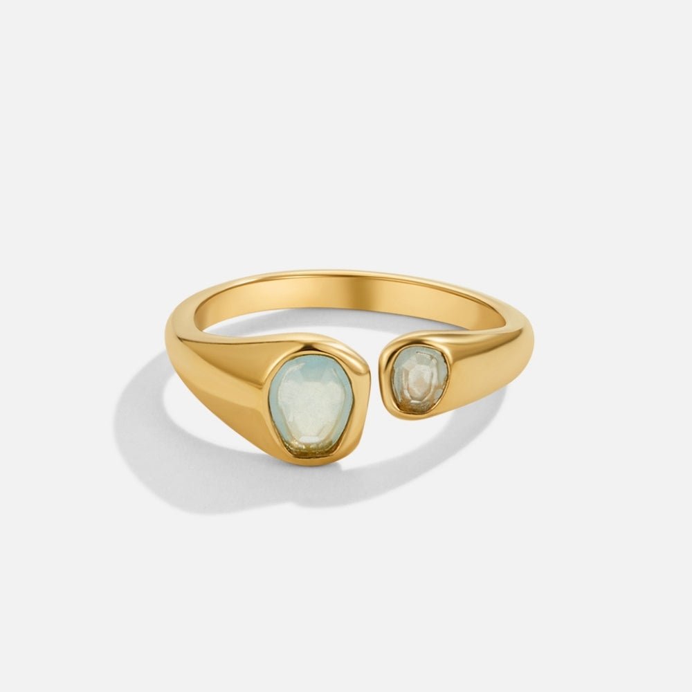 Anillo Vintage de Aguamarina Envuelto