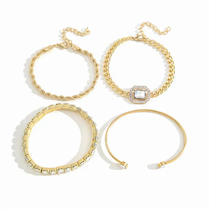 Domitia – SET de pulseras | ORO