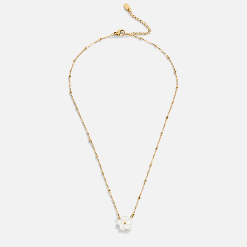 Collar Flor Blanca Blossom